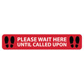 Identity Group Please Wait Here Until Called Upon, Red, 15", 8629XR 8629XR